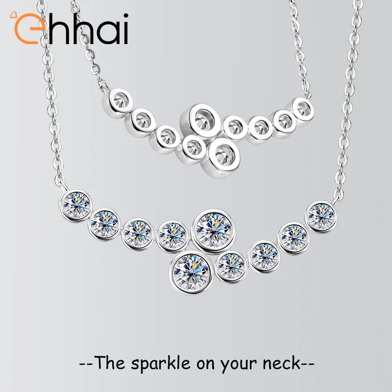 Ehhai GRA сертифицированное нерегулярное полностью круглое ожерелье с подвеской из муассанита для женщин, цепочки из стерлингового серебра S925, свадебные украшения, подарки
Ehhai GRA сертифицированное нерегулярное полностью круглое ожерелье с подвеской из муассанита для женщин, цепочки из стерлингового серебра S925, свадебные украшения, подарки