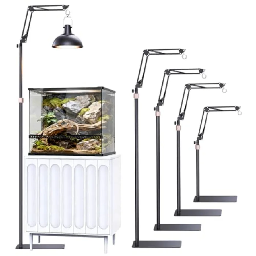 【Spot goods】Reptile Lamp Stand Reptile Light Stand Freely Adjustable Height 15.7inch to 74.4inch with 360° Adjustable Swing Arm
【Spot goods】Reptile Lamp Stand Reptile Light Stand Freely Adjustable Height 15.7inch to 74.4inch with 360° Adjustable Swing Arm