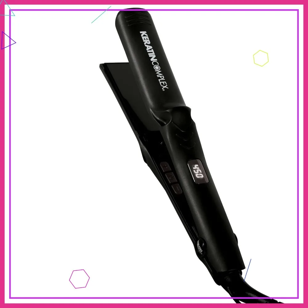 Professional 1.25-Inch Smoothing Iron with Tourtanium Plates, Ionic Technology for Silky Hair
Professional 1.25-Inch Smoothing Iron with Tourtanium Plates, Ionic Technology for Silky Hair