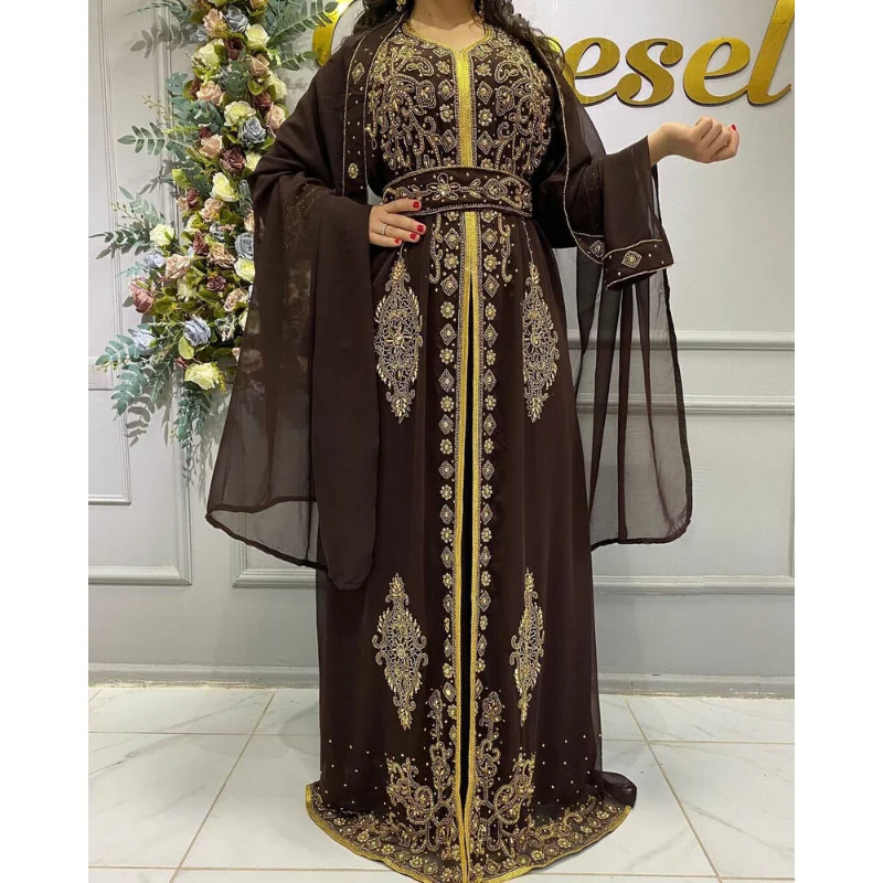 Dubai Morocco Kaftans Farasha Abaya African Multi Size Wedding Dress European and American Fashion Trends
Dubai Morocco Kaftans Farasha Abaya African Multi Size Wedding Dress European and American Fashion Trends