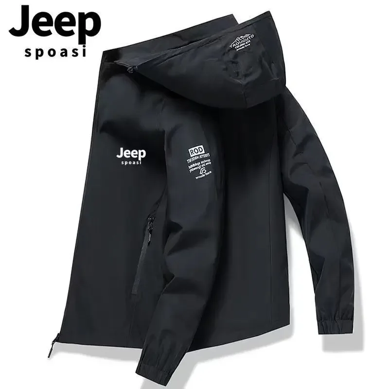 JEEP Spring and Autumn Fashion, Comfortable, Waterproof Outdoor Hooded Jacket with Stylish Zipper, Suitable for Mountaineering
JEEP Spring and Autumn Fashion, Comfortable, Waterproof Outdoor Hooded Jacket with Stylish Zipper, Suitable for Mountaineering