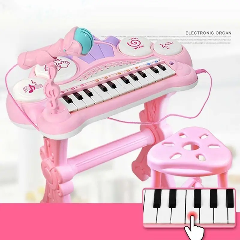 F19F 24 Keys Electronic Keyboard Piano Organ Toy Multifunctional Kids Educational Toy Gift Children Musical Instrument
F19F 24 Keys Electronic Keyboard Piano Organ Toy Multifunctional Kids Educational Toy Gift Children Musical Instrument