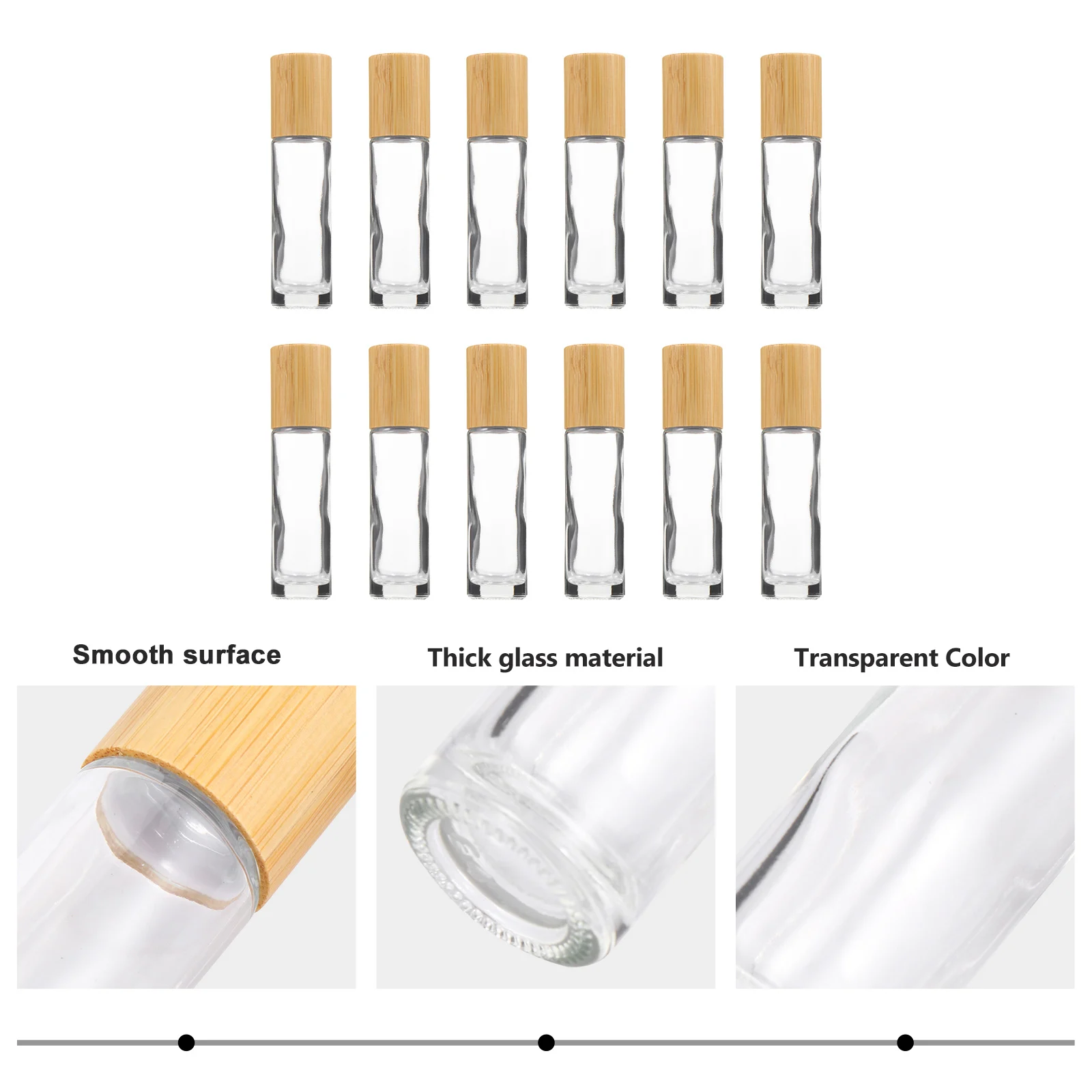 12Pcs Small Glass Roller Bottles 10Ml Essential Oil Perfume Subpackage Containers Spill-Proof Reusable Lightweight Portable
12Pcs Small Glass Roller Bottles 10Ml Essential Oil Perfume Subpackage Containers Spill-Proof Reusable Lightweight Portable