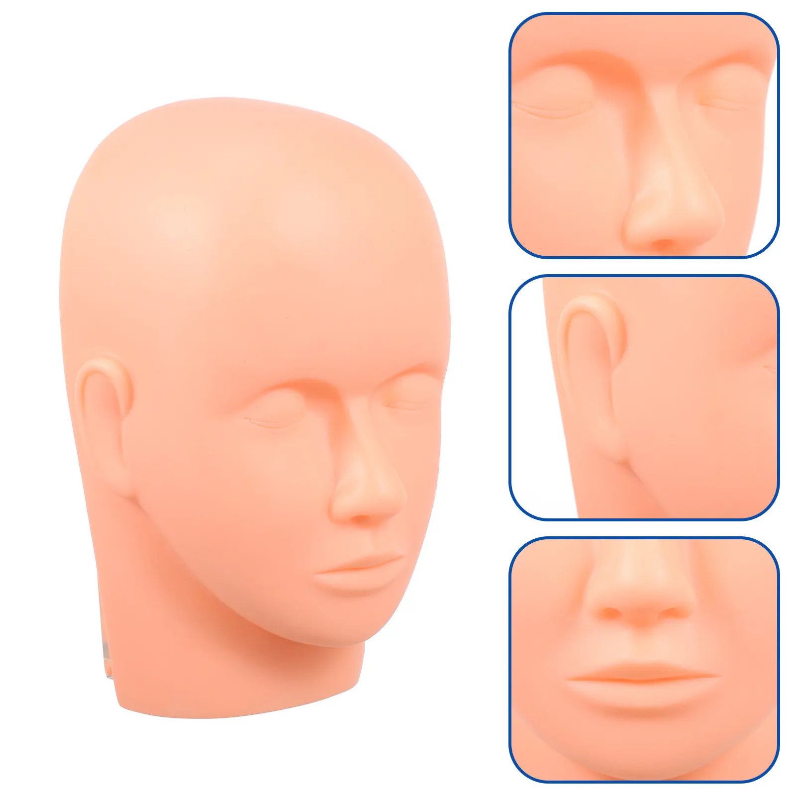1 Set Eyelash Extension Practice Head Multipurpose Training Mannequin Suitable for Makeup Facial Massage Cosmetology Training
1 Set Eyelash Extension Practice Head Multipurpose Training Mannequin Suitable for Makeup Facial Massage Cosmetology Training