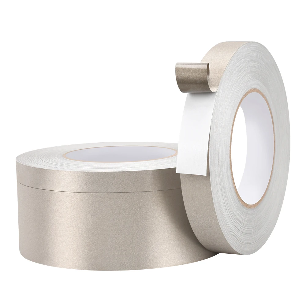 50m single-sided fabric conductive tape, EMI electromagnetic shielding, anti-radiation, grounding, conductive. Used for electric
50m single-sided fabric conductive tape, EMI electromagnetic shielding, anti-radiation, grounding, conductive. Used for electric