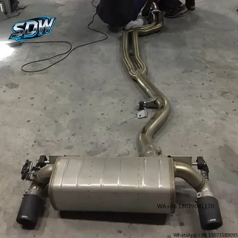 Выхлопная система SDW 1M Catback из нержавеющей стали для M135i/M140i/M235i/M240i, глубокий звук, зеркальная полировка, толщина 1,5 мм, квадро-выпуск
Выхлопная система SDW 1M Catback из нержавеющей стали для M135i/M140i/M235i/M240i, глубокий звук, зеркальная полировка, толщина 1,5 мм, квадро-выпуск