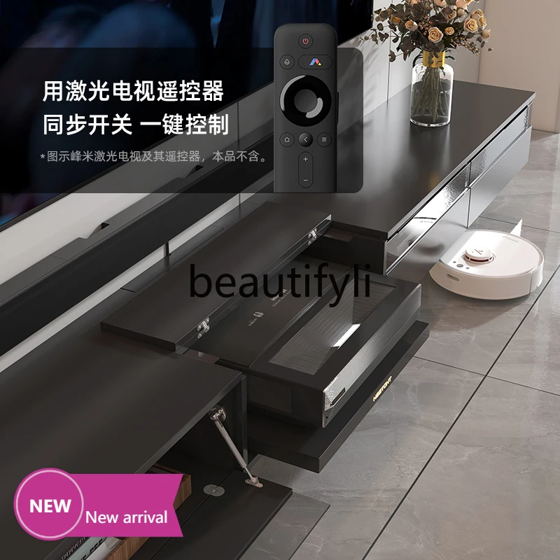 C45 Wall-mounted suspended TV cabinet Modern laser TV cabinet Electric telescopic table Living room
C45 Wall-mounted suspended TV cabinet Modern laser TV cabinet Electric telescopic table Living room