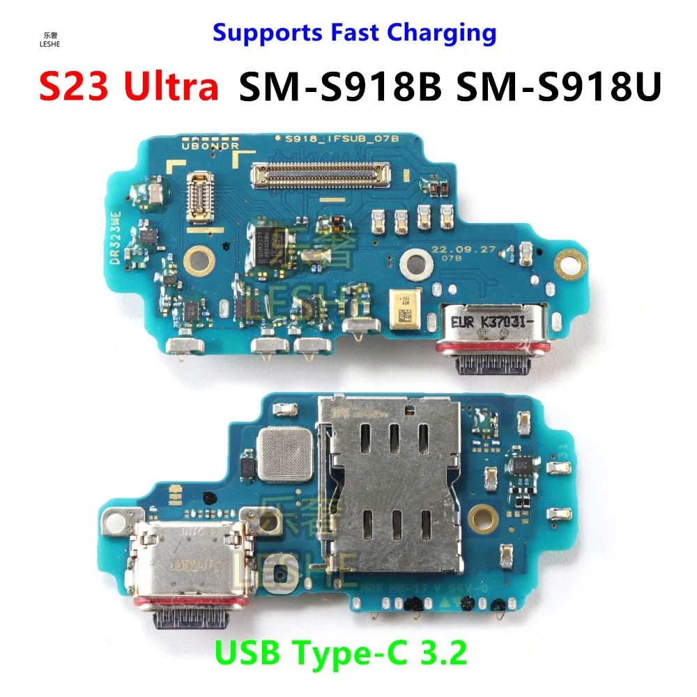 45W USB Type-C 3.2 Charger Cable For Samsung S23 Ultra S918B S918U Charging Port Dock Connector Board Flex
45W USB Type-C 3.2 Charger Cable For Samsung S23 Ultra S918B S918U Charging Port Dock Connector Board Flex