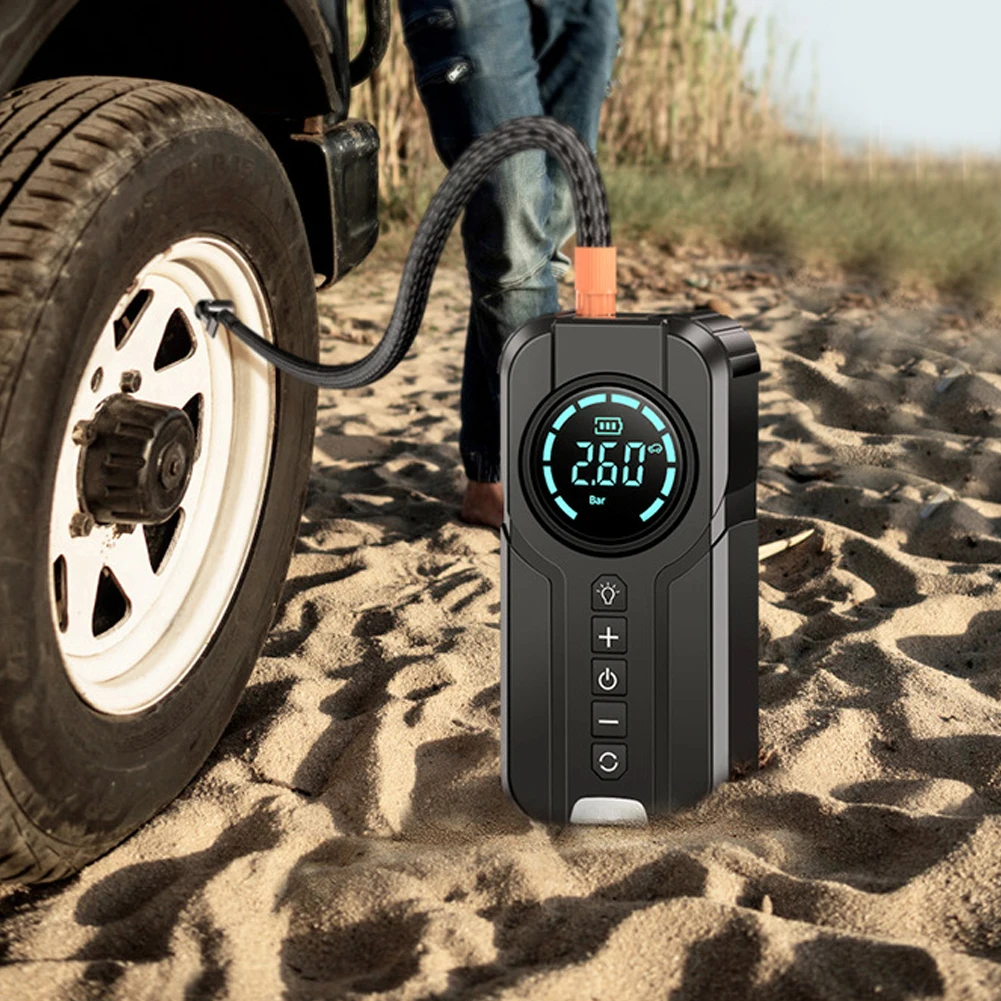 Мини-накачиватель шин 150PSI, многофункциональный автомобильный воздушный насос для шин, USB перезаряжаемый беспроводной воздушный насос 4 в 1, для экстренной помощи
Мини-накачиватель шин 150PSI, многофункциональный автомобильный воздушный насос для шин, USB перезаряжаемый беспроводной воздушный насос 4 в 1, для экстренной помощи