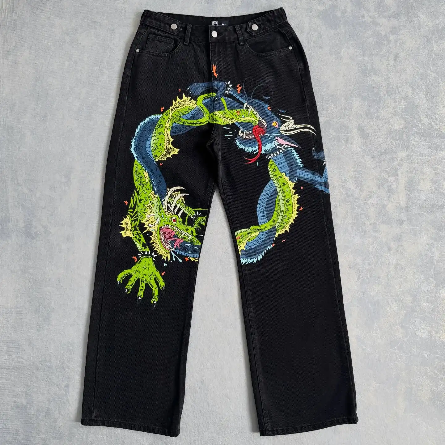 Harajuku High Street Y2k Baggy Jeans Vintage Wide Leg Denim Pants Popular Anime Jeans Streetwear Couples Trouser Men Clothing
Harajuku High Street Y2k Baggy Jeans Vintage Wide Leg Denim Pants Popular Anime Jeans Streetwear Couples Trouser Men Clothing