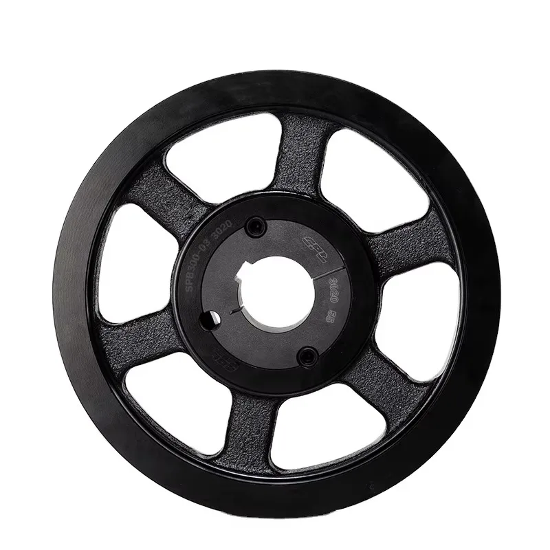 CPT Cast Iron V-Belt Pulley SPB450, 4 Grooves, 457mm OD with 3535 Bushing
CPT Cast Iron V-Belt Pulley SPB450, 4 Grooves, 457mm OD with 3535 Bushing