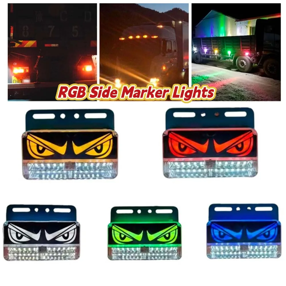 Driving Safety 24V LED Truck Lights Side Marker Lights Truck Lights High Bright Waterproof RGB White Red Green Bule Yellow
Driving Safety 24V LED Truck Lights Side Marker Lights Truck Lights High Bright Waterproof RGB White Red Green Bule Yellow