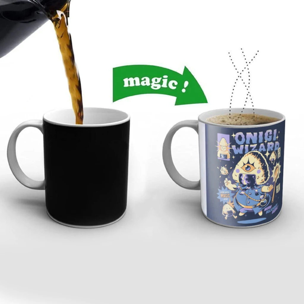 Onigiwizard Creativity Change Color Chang mug Ceramic mug Hot Coffee Cup Breakfast Cup Mug Friend Gift
Onigiwizard Creativity Change Color Chang mug Ceramic mug Hot Coffee Cup Breakfast Cup Mug Friend Gift