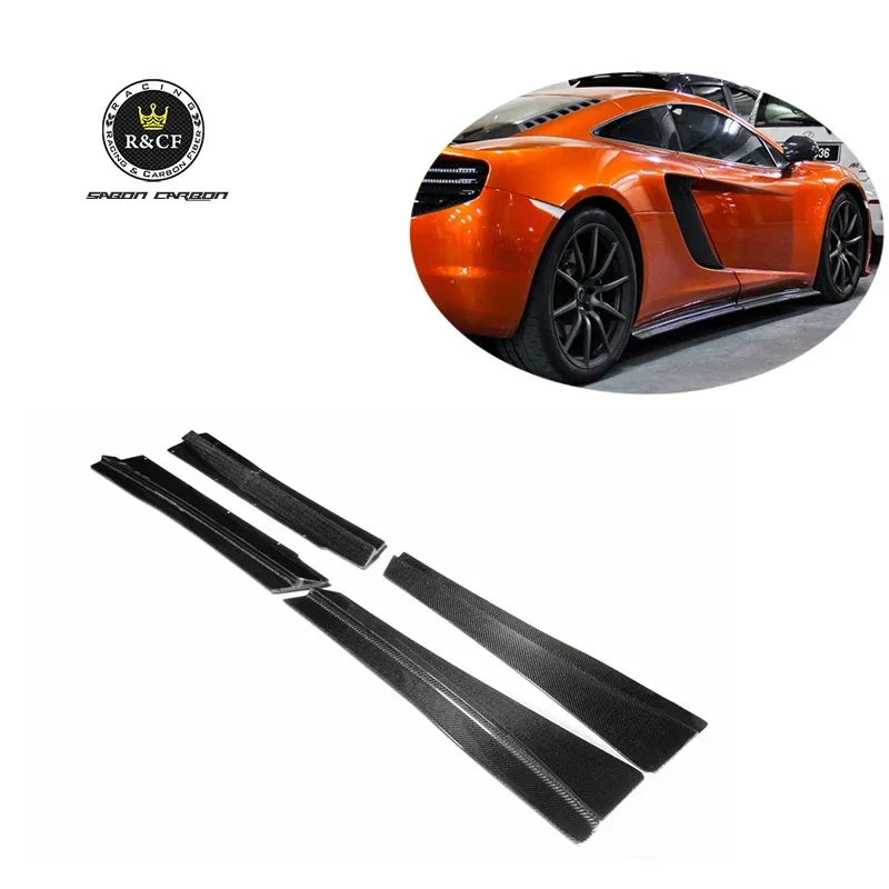 4-PC RZA style Carbon Fiber Side Skirts Extensions for McLaren MP4 12C 650S
4-PC RZA style Carbon Fiber Side Skirts Extensions for McLaren MP4 12C 650S