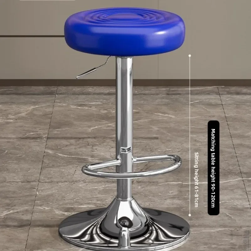 Firm Bar Chair Lift Chair Round Stool Bar Chair Cashier Front Desk Rotating High Stool Bar Stool Factory
Firm Bar Chair Lift Chair Round Stool Bar Chair Cashier Front Desk Rotating High Stool Bar Stool Factory