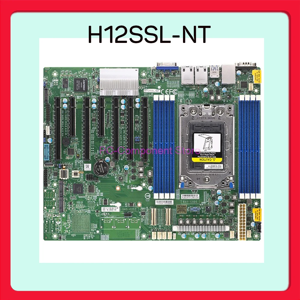 Server Motherboard For Supermicro Single-socket Server EPYC7002 Gigabit Ethernet Port Supports 4GPU IPFS H12SSL-NT
Server Motherboard For Supermicro Single-socket Server EPYC7002 Gigabit Ethernet Port Supports 4GPU IPFS H12SSL-NT