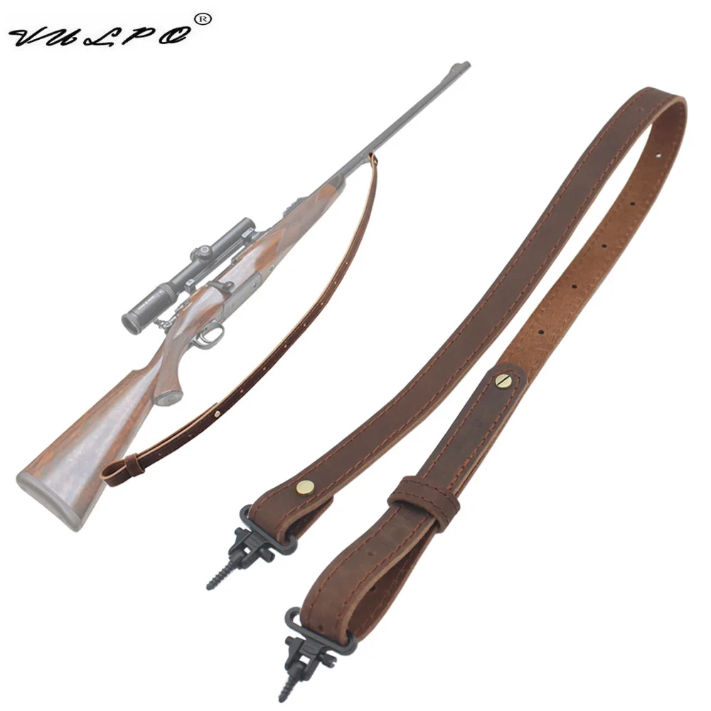 VULPO Hunting Rifle Shotgun Sling Shoulder Belt Genuine Leather Hide Adjustable Bindings Shooting Strap Hunting Gun Accessories
VULPO Hunting Rifle Shotgun Sling Shoulder Belt Genuine Leather Hide Adjustable Bindings Shooting Strap Hunting Gun Accessories
