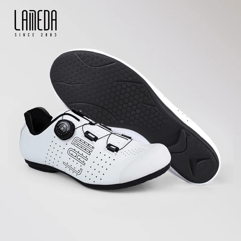 LAMEDA Non-Cleat Cycling Shoes for Men Women Road MTB Bike Microfiber Upper Breathable Anti-slip Flat Pedal Shoes for Cycling
LAMEDA Non-Cleat Cycling Shoes for Men Women Road MTB Bike Microfiber Upper Breathable Anti-slip Flat Pedal Shoes for Cycling