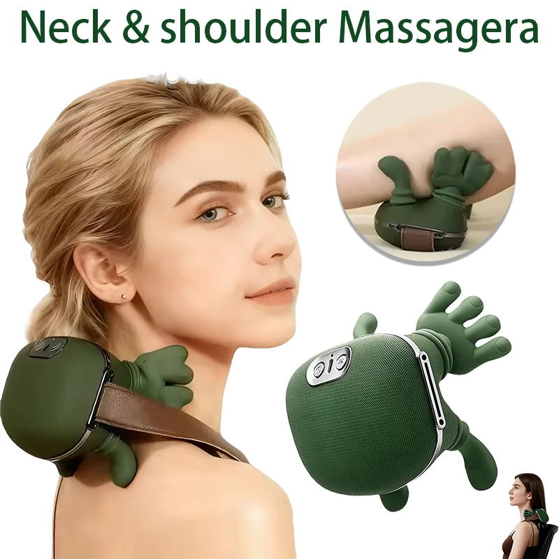 Бионический массажер для шеи и плеч, массажеры для спины с подогревом, электрическая массажная подушка для разминания мышц, шеи, талии, ног, тела 3-уровневые режимы
Бионический массажер для шеи и плеч, массажеры для спины с подогревом, электрическая массажная подушка для разминания мышц, шеи, талии, ног, тела 3-уровневые режимы