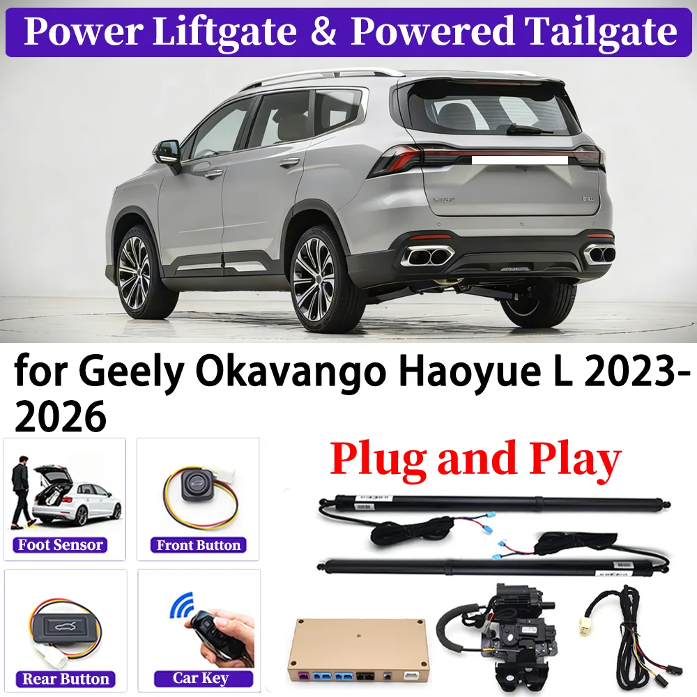 for Geely Okavango Haoyue L 2023 2024 2025 2026 OEM Upgrade Car Automatic Power Liftgate Kit Smart Auto Electric Tailgate System
for Geely Okavango Haoyue L 2023 2024 2025 2026 OEM Upgrade Car Automatic Power Liftgate Kit Smart Auto Electric Tailgate System