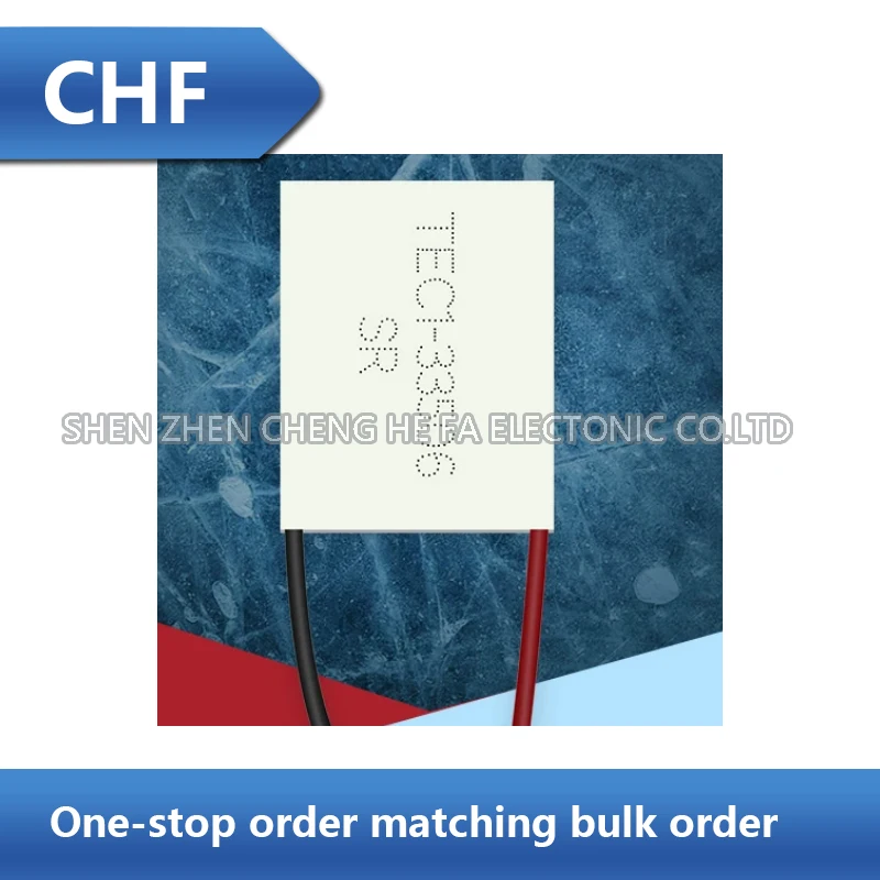 TEC1-33506 High-power 42V large-particle semiconductor cooling sheet, high-temperature resistant power generation sheet 54*62mm
TEC1-33506 High-power 42V large-particle semiconductor cooling sheet, high-temperature resistant power generation sheet 54*62mm