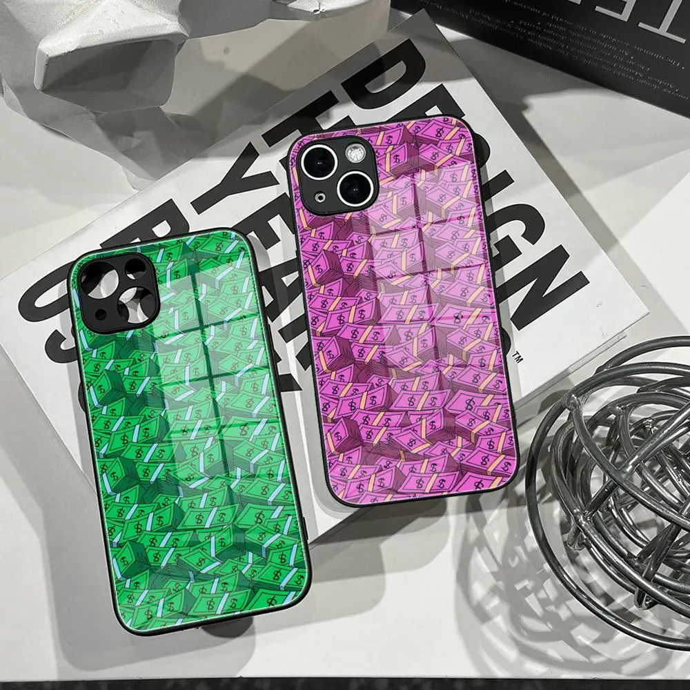 Cartoon Dollar Bill Print Phone Case Tempered Glass Shell FOR IPhone 16ProMAX 14 12 17Pro Air 15 16 Plus 13 Pro MAX Cover
Cartoon Dollar Bill Print Phone Case Tempered Glass Shell FOR IPhone 16ProMAX 14 12 17Pro Air 15 16 Plus 13 Pro MAX Cover
