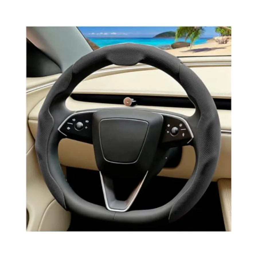 3PCS Car Steering Wheel Cover, Leather Breathable Segmented Automotive Protector, Anti-Slip Snap On Comfortable Vehicle Steerin
3PCS Car Steering Wheel Cover, Leather Breathable Segmented Automotive Protector, Anti-Slip Snap On Comfortable Vehicle Steerin
