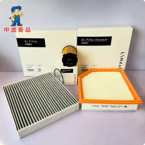 Genuine Filter Set Engine Air Filter Cabin Filter Air Conditioning Filter Oil Filter 3pcs kit for LYNK&CO 900 2.0T 1.5T Hybrid
Genuine Filter Set Engine Air Filter Cabin Filter Air Conditioning Filter Oil Filter 3pcs kit for LYNK&CO 900 2.0T 1.5T Hybrid