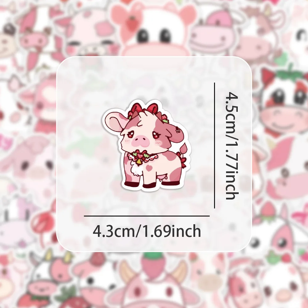 10/30/60PCS Strawberry Cows Cartoon Graffiti Stickers Decoration Luggage Phone Guitar Skateboard Scraphbook Waterproof Sticker
10/30/60PCS Strawberry Cows Cartoon Graffiti Stickers Decoration Luggage Phone Guitar Skateboard Scraphbook Waterproof Sticker