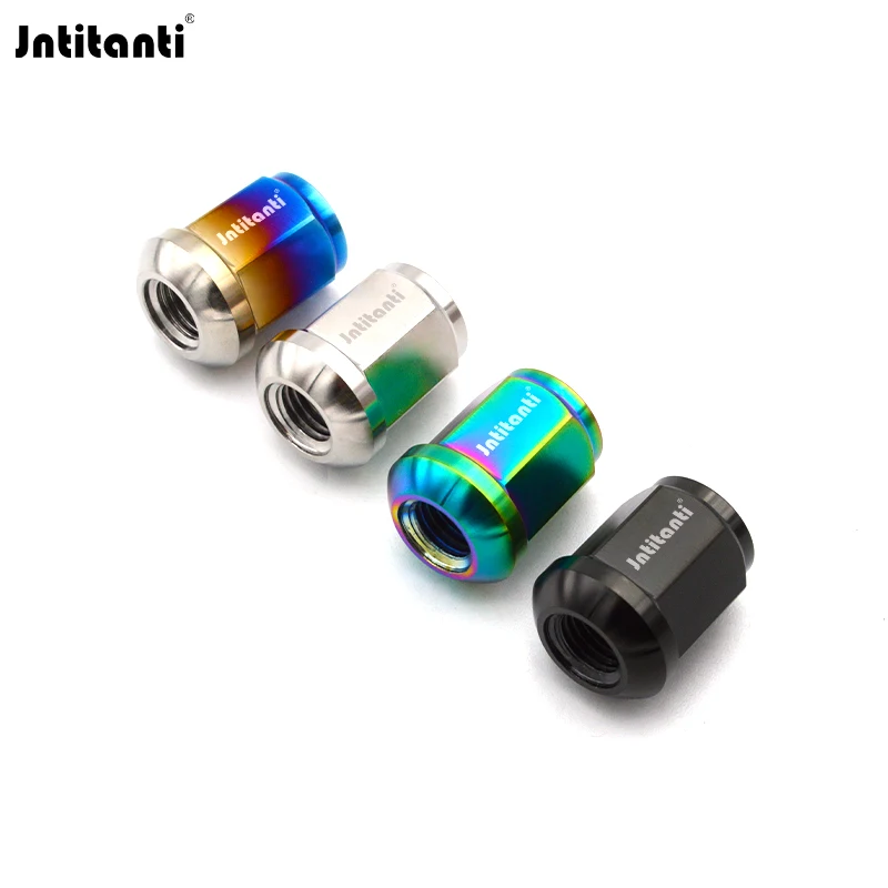 Jntitanti Gr5 titanium wheel rim lug nut screw close end M10x1.25x25mm for Motorcycle
Jntitanti Gr5 titanium wheel rim lug nut screw close end M10x1.25x25mm for Motorcycle