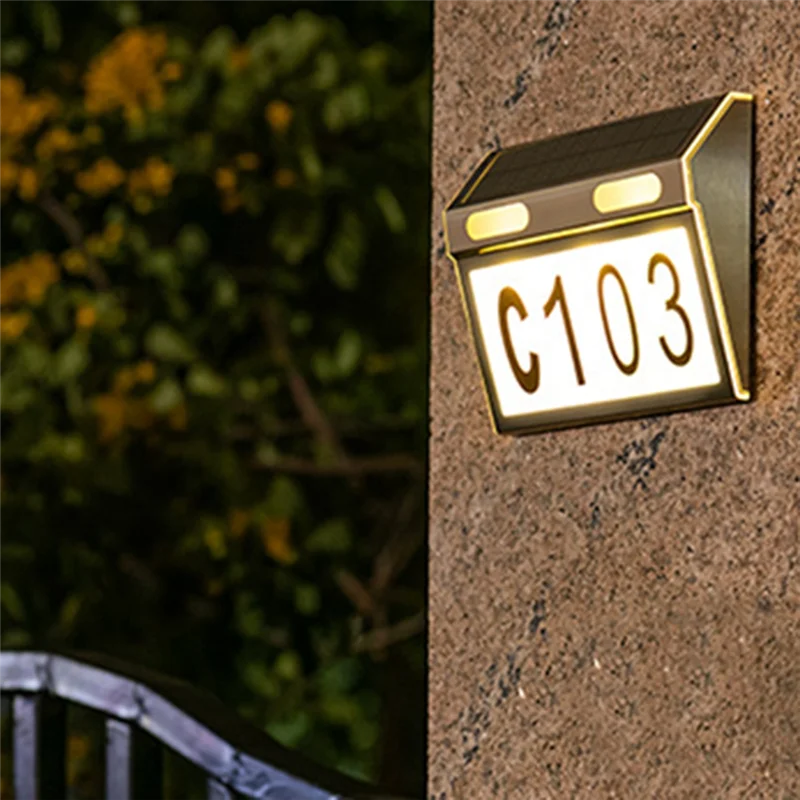 Solar House Number Light Fillipo Door Numbers LED Lights Outdoor With IP65 Waterproof Material With 3 Lighting Modes
Solar House Number Light Fillipo Door Numbers LED Lights Outdoor With IP65 Waterproof Material With 3 Lighting Modes