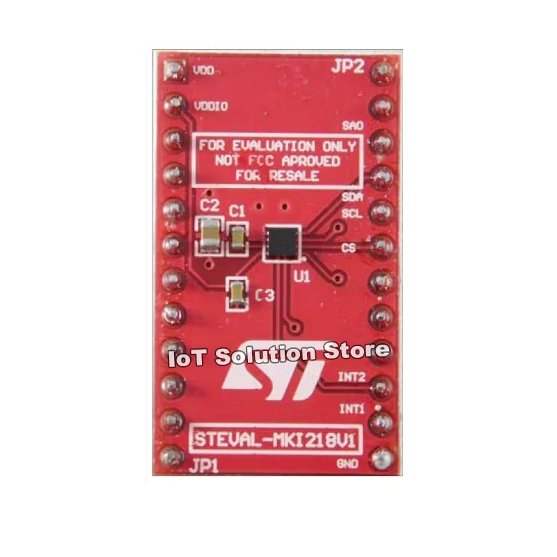 STEVAL-MKI218V1 AIS2IH adapter board for a standard DIL 24 socket
STEVAL-MKI218V1 AIS2IH adapter board for a standard DIL 24 socket