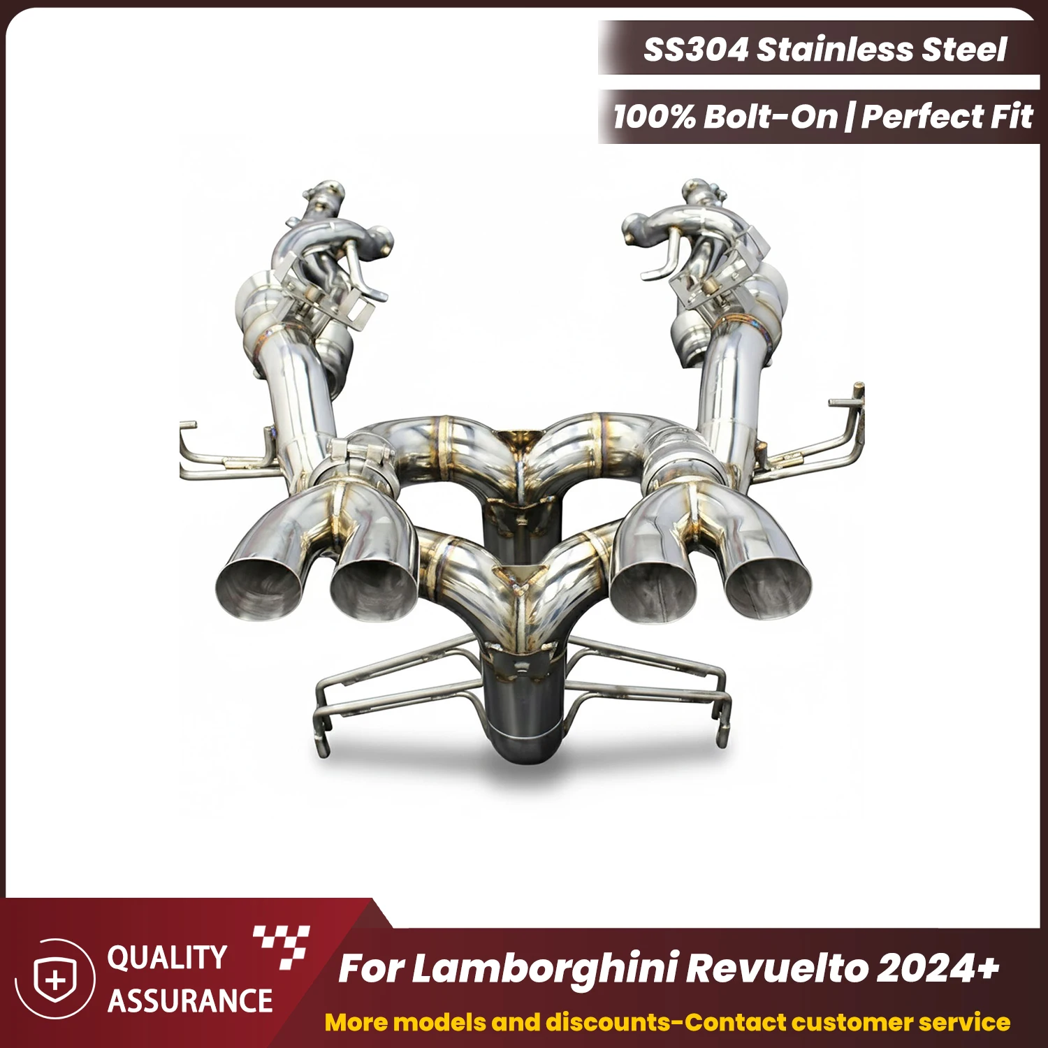 ECCF Sporty Complete exhaust system for Lamborghini Revuelto 2024+ Aggressive Exhaust Sound Performance Upgrade
ECCF Sporty Complete exhaust system for Lamborghini Revuelto 2024+ Aggressive Exhaust Sound Performance Upgrade