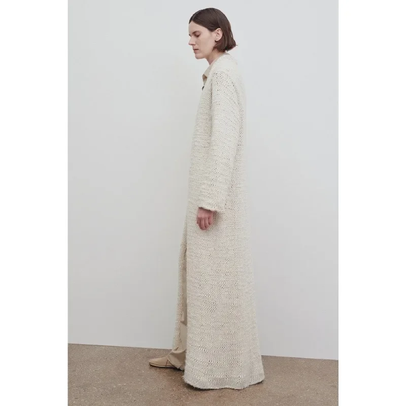 R@ Coat .HighQuality Knitted Cardigan Women's 2024 Autumn/Winter New Linen Silk Blended Classic Basic Long Coat Knit Cardigan
R@ Coat .HighQuality Knitted Cardigan Women's 2024 Autumn/Winter New Linen Silk Blended Classic Basic Long Coat Knit Cardigan