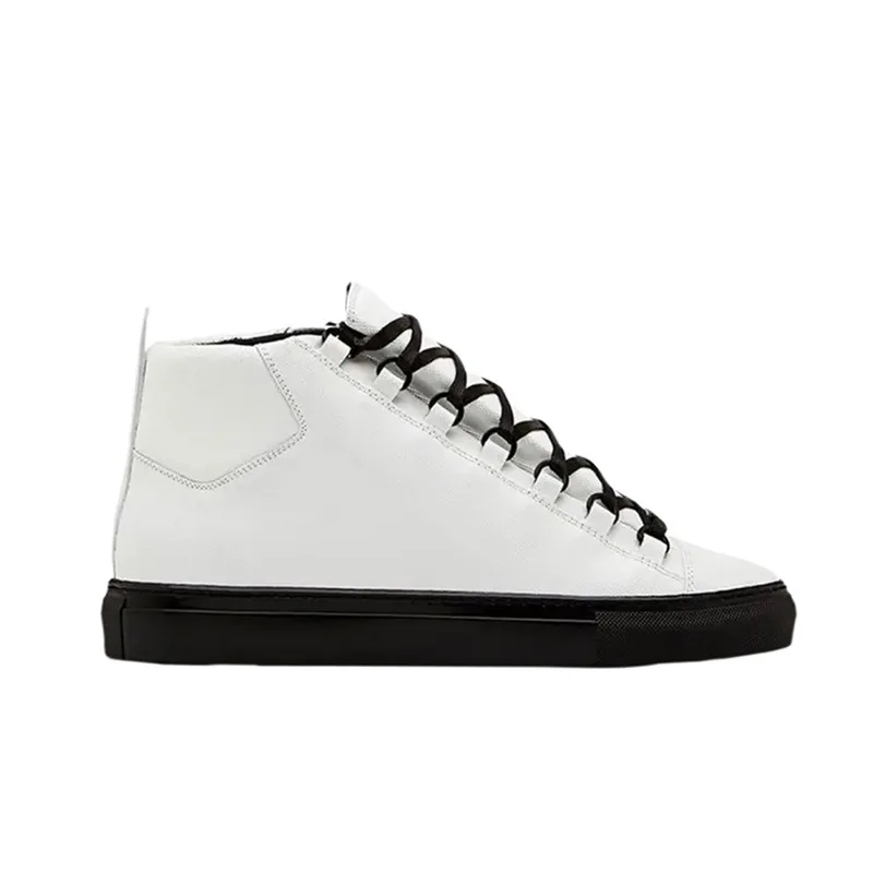 Lace Up Men Casual Shoes Hot Sale White Black Dress Shrink Leather Shoes Flats High Top Male Trainers Shoes Concise Style
Lace Up Men Casual Shoes Hot Sale White Black Dress Shrink Leather Shoes Flats High Top Male Trainers Shoes Concise Style