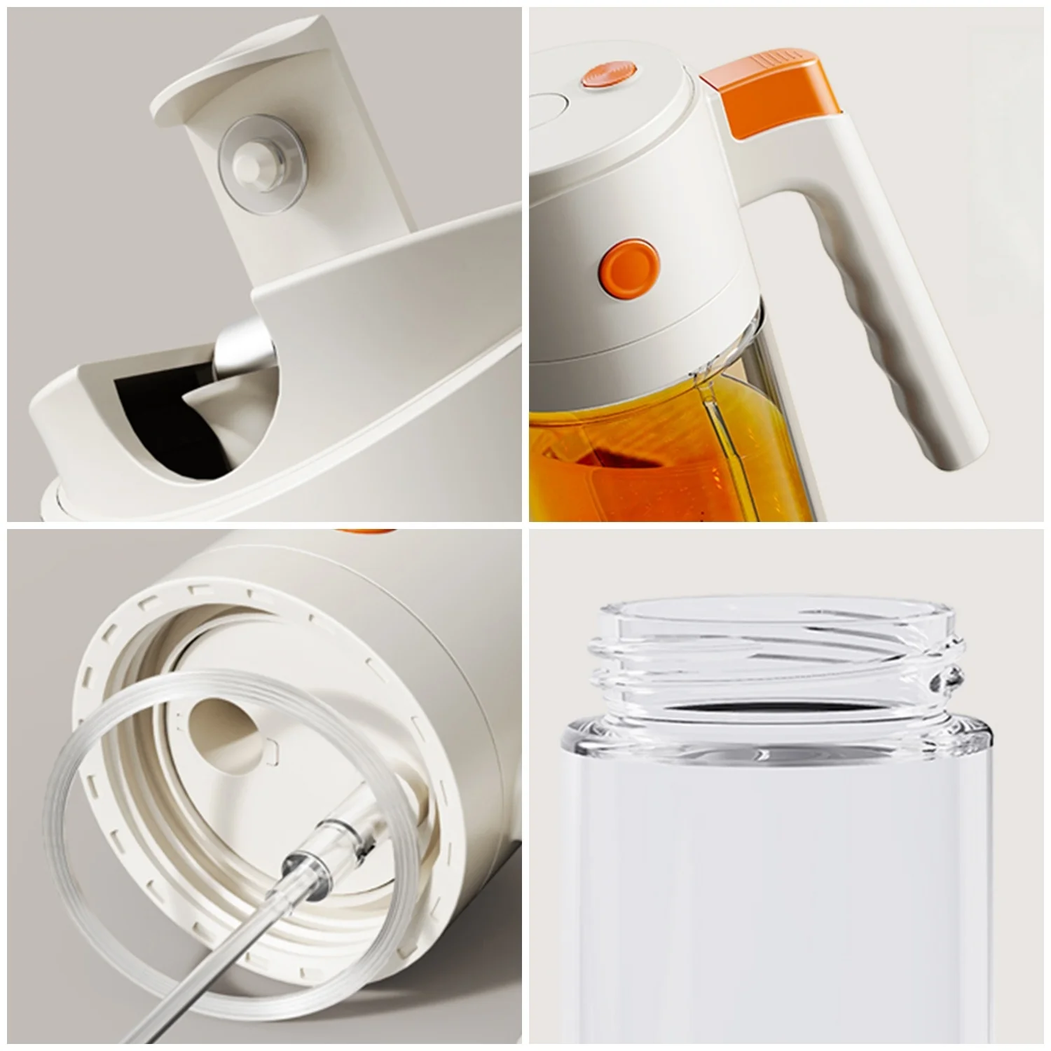 GEDO LFGB Certification High-borosilicate Glass Oil Mister Fall Resistant Oiler 500ml Oil Spray Kettle for Cooking and Barbecue
GEDO LFGB Certification High-borosilicate Glass Oil Mister Fall Resistant Oiler 500ml Oil Spray Kettle for Cooking and Barbecue