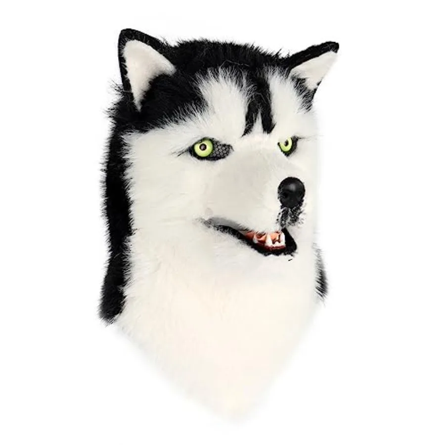 Furry Dog Mask Animal Wolf Full Head for Halloween Party Costume Women Men
Furry Dog Mask Animal Wolf Full Head for Halloween Party Costume Women Men