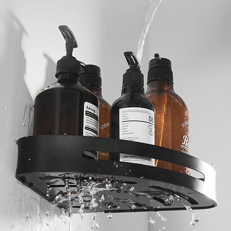 Wall-Mounted Bathroom Shelves Waterproof Antirust Angle Rack Space Aluminum Rack Washroom Storage Shelf Bathroom Accessories
Wall-Mounted Bathroom Shelves Waterproof Antirust Angle Rack Space Aluminum Rack Washroom Storage Shelf Bathroom Accessories