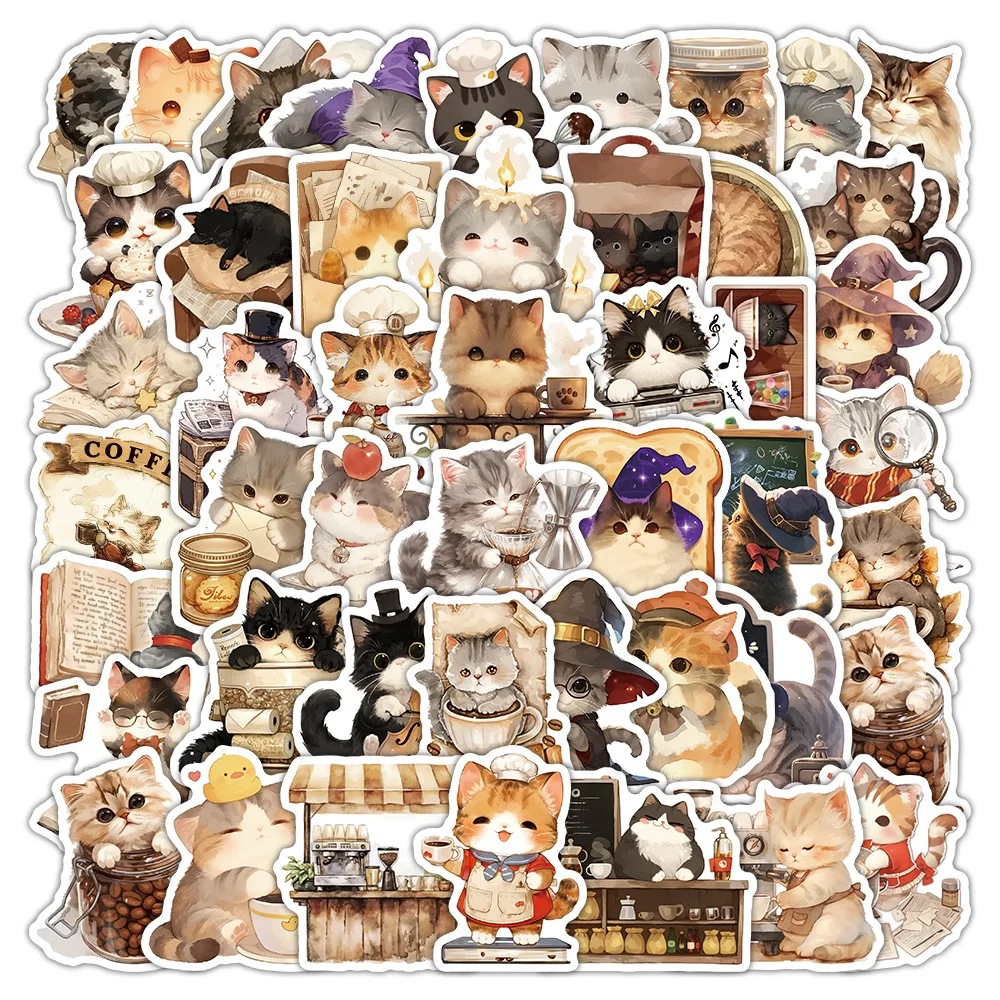 10/50PCS Cute Kitten Brown Persian Cat Ragdoll Cat Decoration Mobile Phone Refrigerator Luggage Waterproof Sticker Kids Toy
10/50PCS Cute Kitten Brown Persian Cat Ragdoll Cat Decoration Mobile Phone Refrigerator Luggage Waterproof Sticker Kids Toy