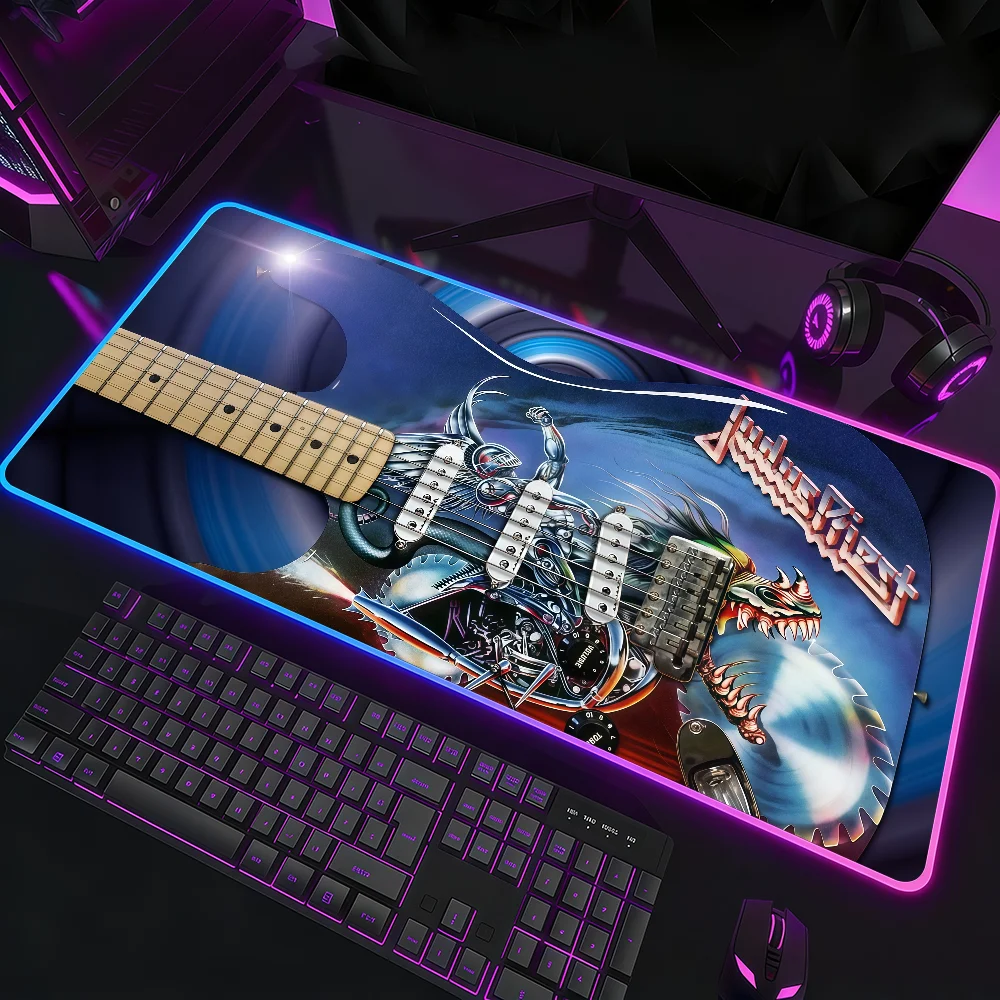 Rock J-Judas P-Priest Band Mouse Pad RGB Led Gaming Bedroom Office Desk Non-Slip Mat Waterproof Large
Rock J-Judas P-Priest Band Mouse Pad RGB Led Gaming Bedroom Office Desk Non-Slip Mat Waterproof Large