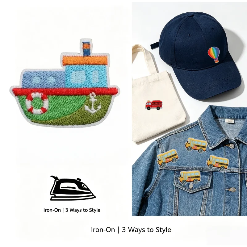 Cute Car Embroidery Patch, Hot Air Balloon Transport Iron on For Children Clothes DIY Apparel Sewing Supplies
Cute Car Embroidery Patch, Hot Air Balloon Transport Iron on For Children Clothes DIY Apparel Sewing Supplies