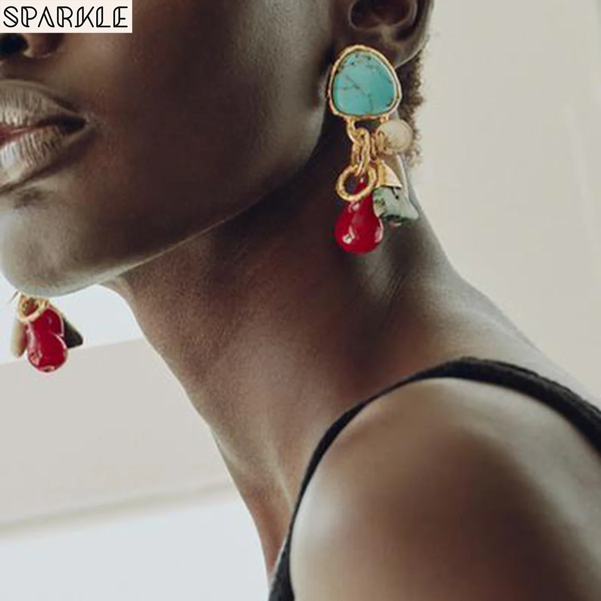 Ethnic Style Earrings Irregular Geometric Resin Beaded Earrings Dangle Earrings for Women Girls Gift Drop Earrings
Ethnic Style Earrings Irregular Geometric Resin Beaded Earrings Dangle Earrings for Women Girls Gift Drop Earrings