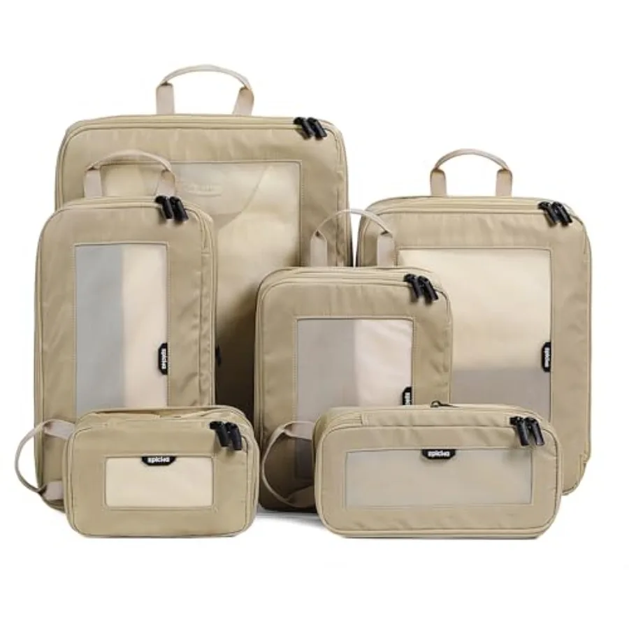 TripCozy Compression Packing Cubes - 6 Set Durable Travel Organizer Bags with Mesh Top, Expandable Travel Accessories for Carry
TripCozy Compression Packing Cubes - 6 Set Durable Travel Organizer Bags with Mesh Top, Expandable Travel Accessories for Carry