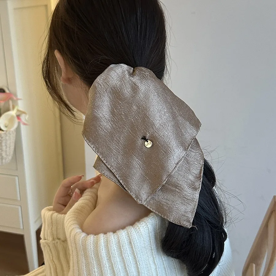 Solid Color Satin Square Scarf Scrunchie Silky Smooth Hair Tie High Quality Premium for Low Ponytail Daily Use
Solid Color Satin Square Scarf Scrunchie Silky Smooth Hair Tie High Quality Premium for Low Ponytail Daily Use