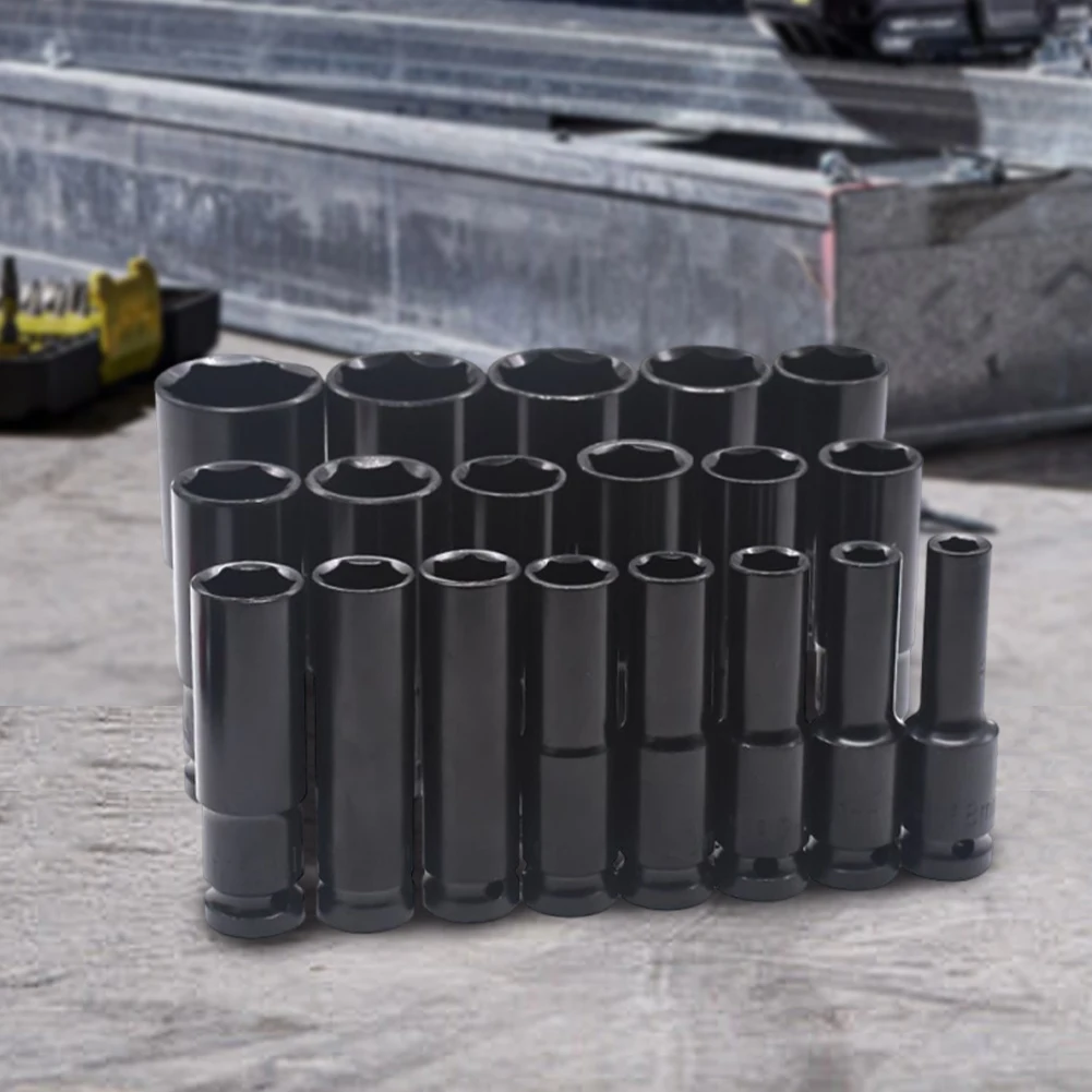 1/2Inch Extended Electric Wrench Socket Set Hexagonal Impact Socket Sleeve 8-24mm /8-32mm Deep Socket with Storage Box
1/2Inch Extended Electric Wrench Socket Set Hexagonal Impact Socket Sleeve 8-24mm /8-32mm Deep Socket with Storage Box