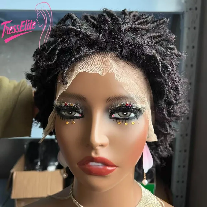 High Quality 13x4 Lace Frontal African Curls natural color Human Hair wig 14 Inch Dirty Braids Brazilian Virgin Remy for women
High Quality 13x4 Lace Frontal African Curls natural color Human Hair wig 14 Inch Dirty Braids Brazilian Virgin Remy for women