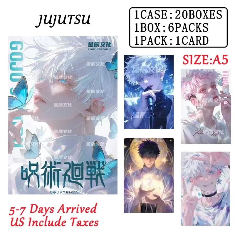 2025 New Wholesales Jujutsu Kaisen Collection Cards Xing Chen Culture Acrylic Male God Rare Anime Table Playing Game Board Cards
2025 New Wholesales Jujutsu Kaisen Collection Cards Xing Chen Culture Acrylic Male God Rare Anime Table Playing Game Board Cards