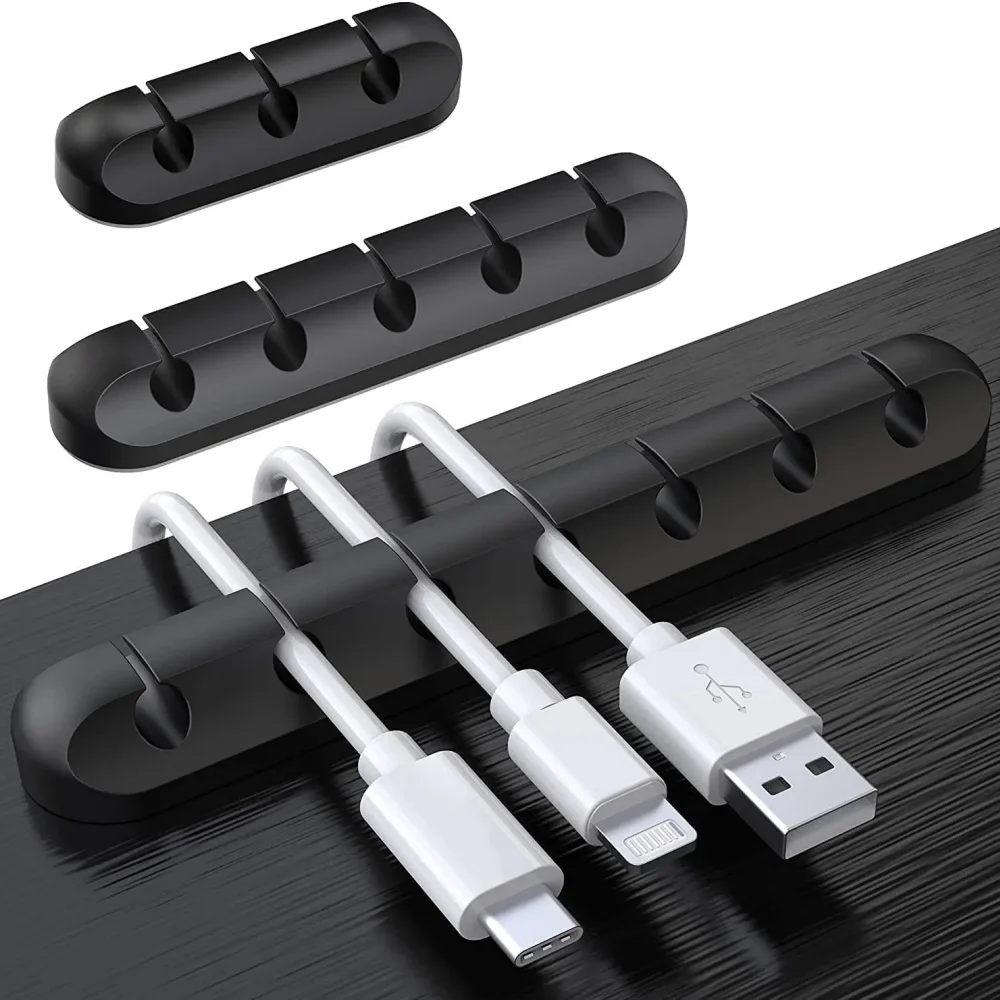 Adhesive Cable Holder Clips Cord Management Wire Organizer for Desktop USB Charging Cable Nightstand Power Cord Mouse Cable
Adhesive Cable Holder Clips Cord Management Wire Organizer for Desktop USB Charging Cable Nightstand Power Cord Mouse Cable