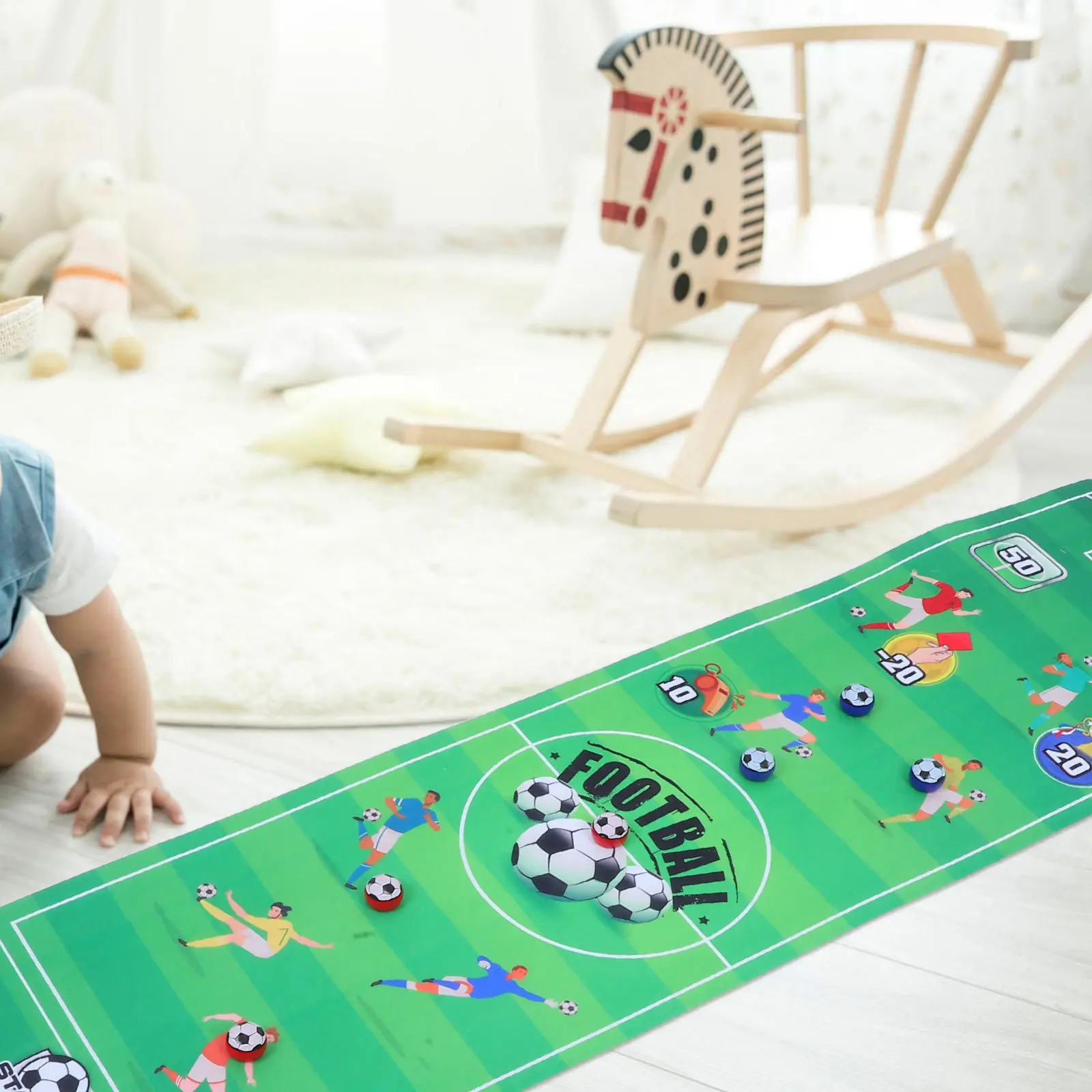 Mini Tabletop Soccer Game Indoor Table for Hand Eye Coordination Training Strategic
Mini Tabletop Soccer Game Indoor Table for Hand Eye Coordination Training Strategic