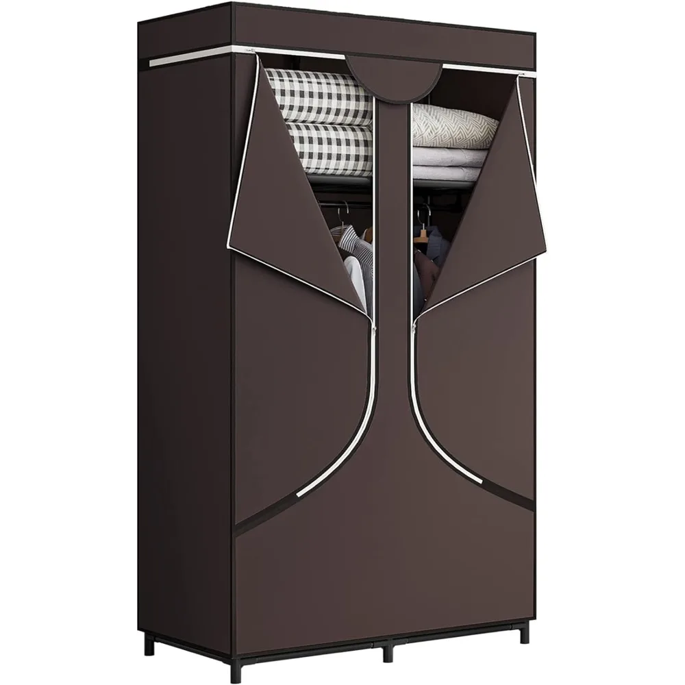 Portable Wardrobe Closet Storage Organizer Metal Hanging Rack Non-Woven Fabric
Portable Wardrobe Closet Storage Organizer Metal Hanging Rack Non-Woven Fabric